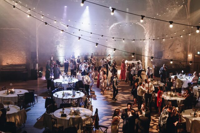 Marianna and Jack Wedding in The Grand Hall Suite, Battersea Art Centre. Photography by Natasa Leoni